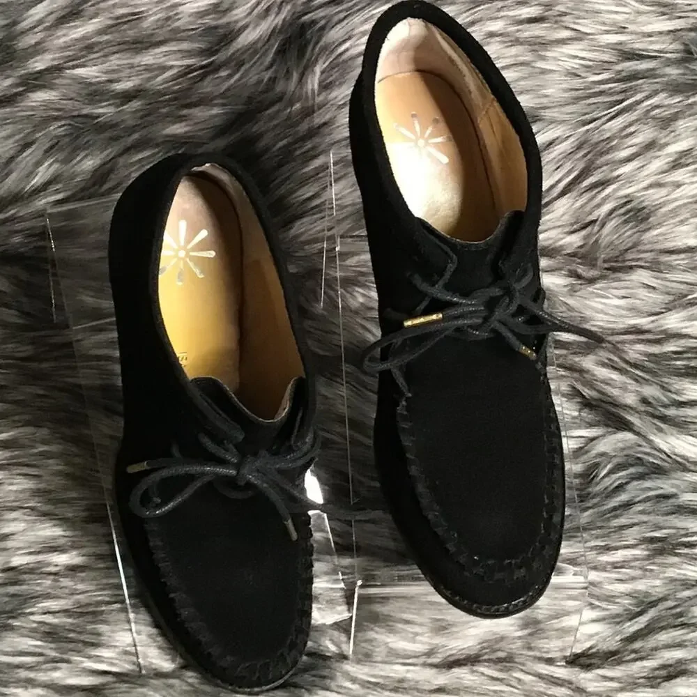 Isaac Mizrahi Black Suede Boots 7M - Picture 3 of 9